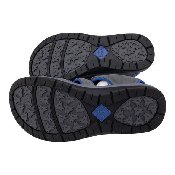 The Original Muck Boot Men's Gray Wanderer Leather Bungee Closure Sandals 12 - Picture 7 of 8